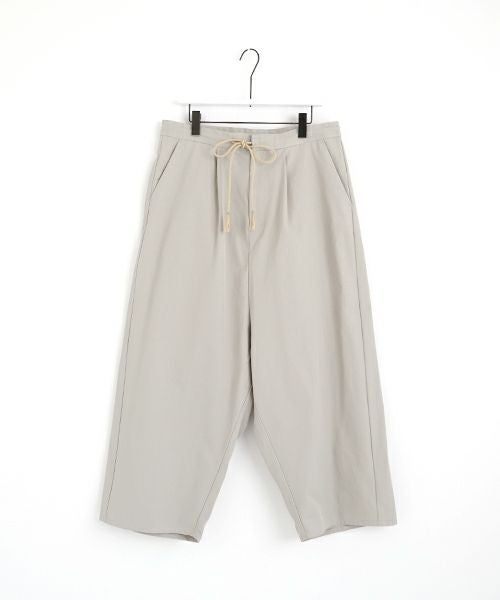 VU ヴウ wide silhouette pants [CHALK] ワイドシルエットパンツ vu-pnt-006