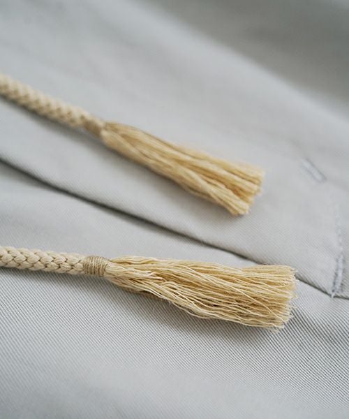 VU ヴウ wide silhouette pants [CHALK] ワイドシルエットパンツ vu-pnt-006