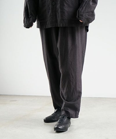 VU ヴウ dyed tapered pants［SUMI] 染テーパードパンツ425-VU-09
