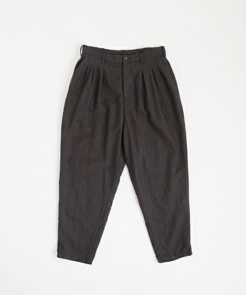 VU ヴウ dyed tapered pants［SUMI] 染テーパードパンツ425-VU-09