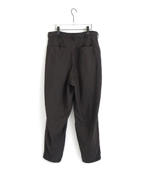 VU ヴウ dyed tapered pants［SUMI] 染テーパードパンツ425-VU-09