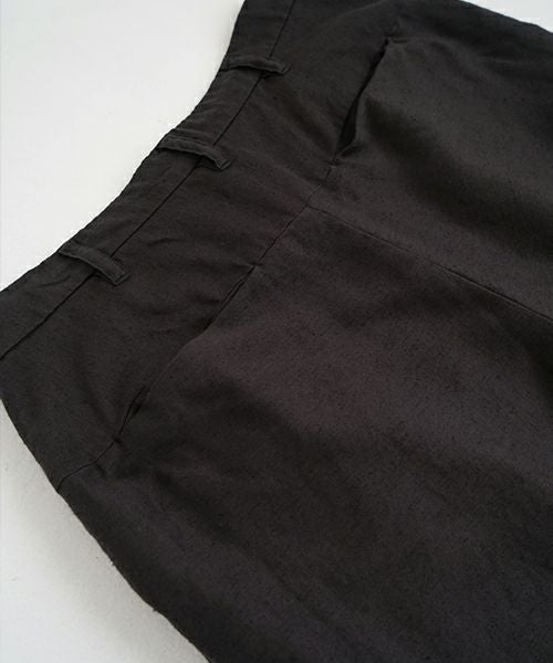 VU ヴウ dyed tapered pants［SUMI] 染テーパードパンツ425-VU-09