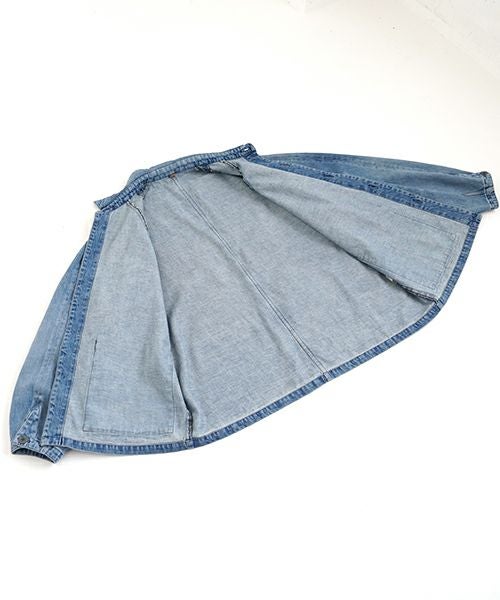 VU ヴウ vintage denim work jacket [VINTAGE BLUE]  ヴィンテージデニムワークジャケット vu-jkt-005