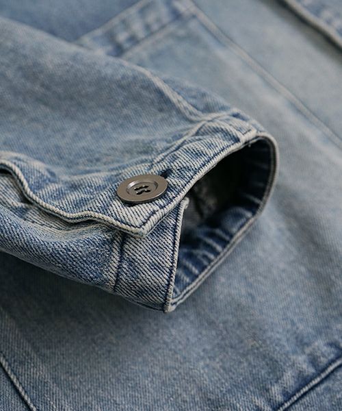 VU ヴウ vintage denim work jacket [VINTAGE BLUE]  ヴィンテージデニムワークジャケット vu-jkt-005