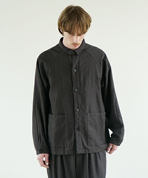 VU ヴウ dyed work jacket [SUMI] 染ワークジャケット vu-jkt-005