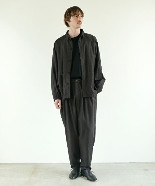 VU ヴウ dyed work jacket [SUMI]  染ワークジャケット vu-jkt-005