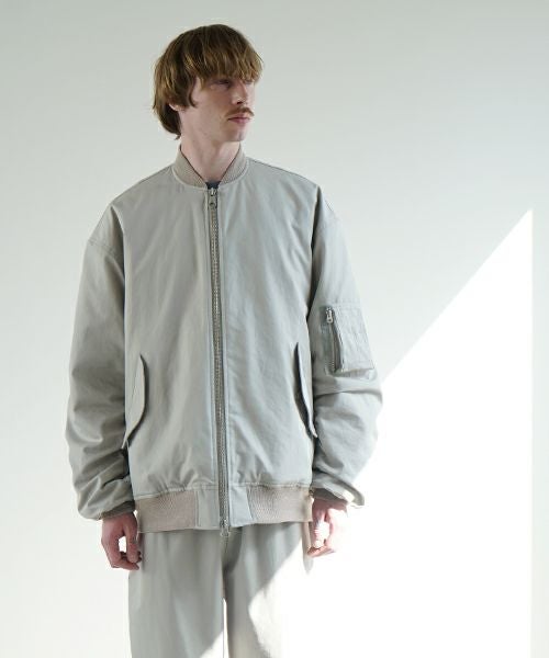 VU ヴウ big MA-1[CHALK] ビックエムエーワン vu-blu-005