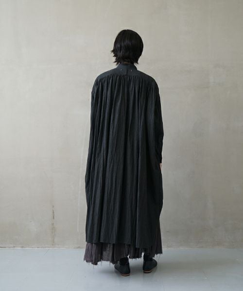 suzuki takayuki スズキタカユキ weather-cloth shirt [A251-03/ebony black]