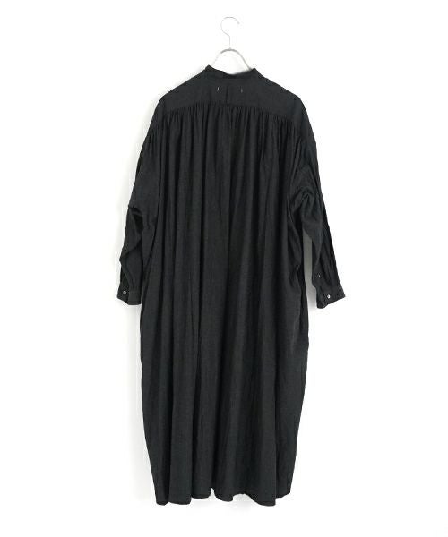 suzuki takayuki スズキタカユキ weather-cloth shirt [A251-03/ebony