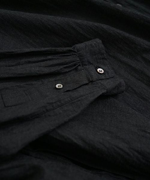 suzuki takayuki スズキタカユキ weather-cloth shirt [A251-03/ebony black]