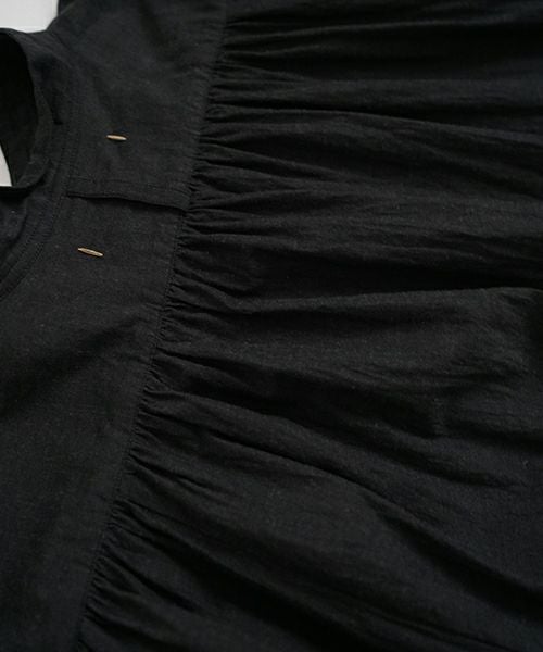 suzuki takayuki スズキタカユキ weather-cloth shirt [A251-03/ebony black]