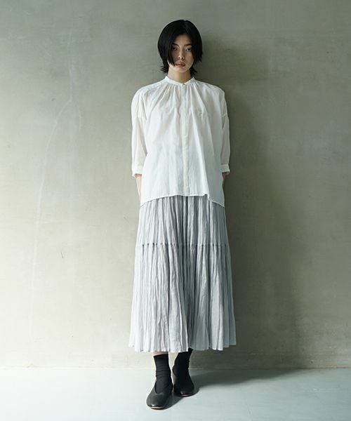 suzuki takayuki スズキタカユキ khadi shirtⅠ [T001-14-1/off white