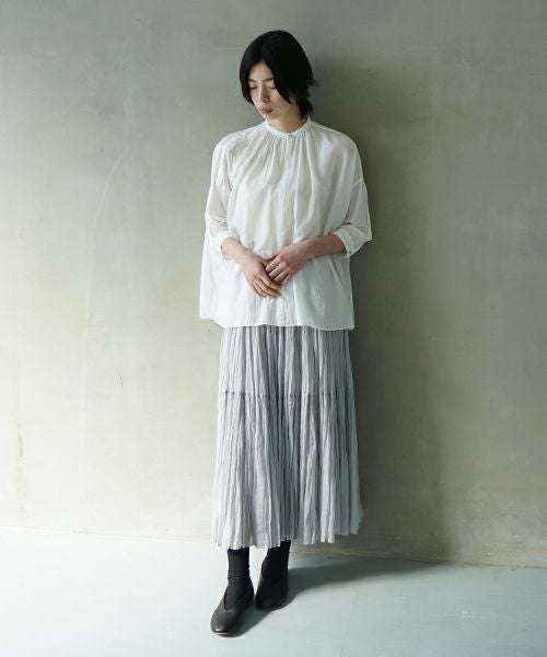 suzuki takayuki スズキタカユキ khadi shirtⅠ [T001-14-1/off white