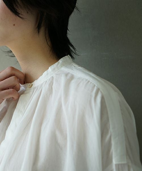 suzuki takayuki スズキタカユキ khadi shirtⅠ [T001-14-1/off white] カディシャツ