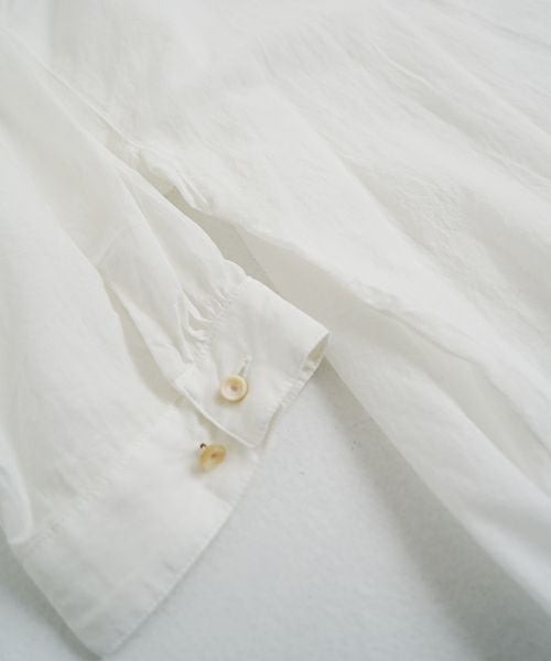 suzuki takayuki スズキタカユキ khadi shirtⅠ [T001-14-1/off white] カディシャツ