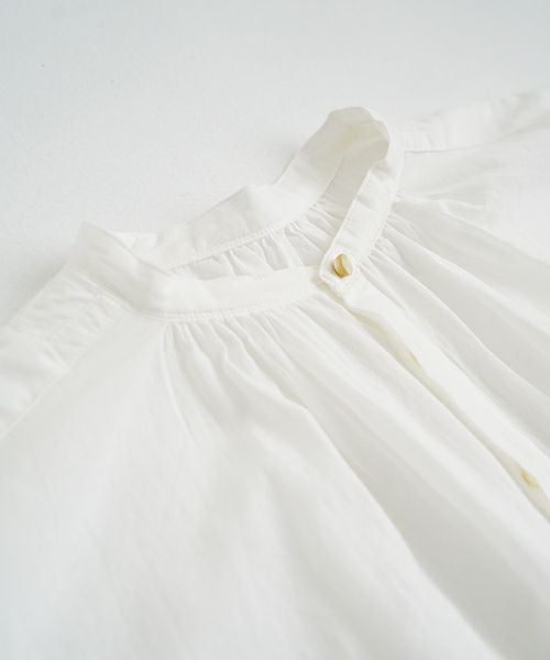 suzuki takayuki スズキタカユキ khadi shirtⅠ [T001-14-1/off white] カディシャツ