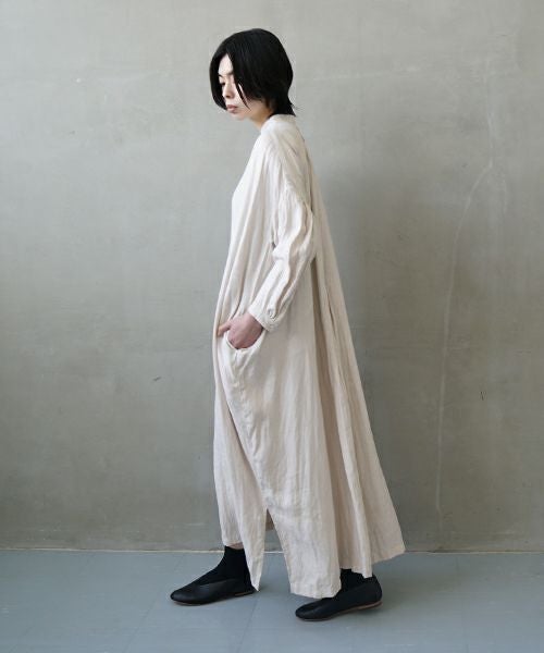suzuki takayuki スズキタカユキ peasant dress I [A251-22/ivory]