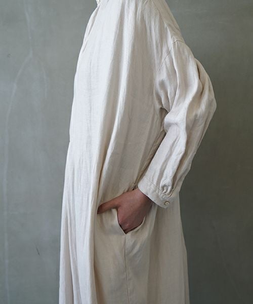 suzuki takayuki スズキタカユキ peasant dress I [A251-22/ivory]