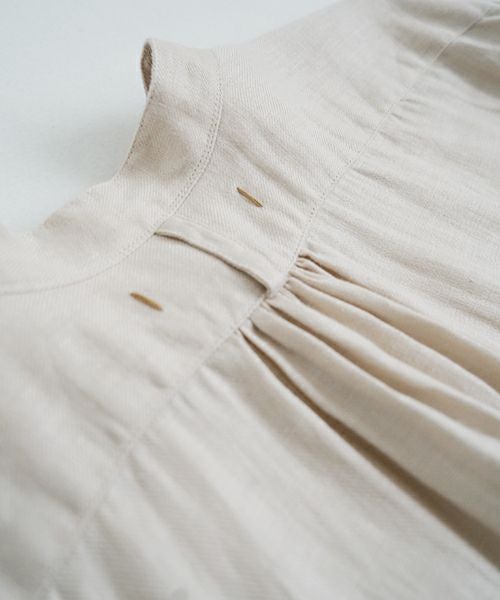 suzuki takayuki スズキタカユキ peasant dress I [A251-22/ivory]