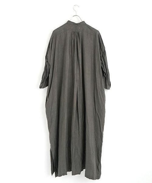 suzuki takayuki スズキタカユキ peasant dress I [A251-22/moss grey]