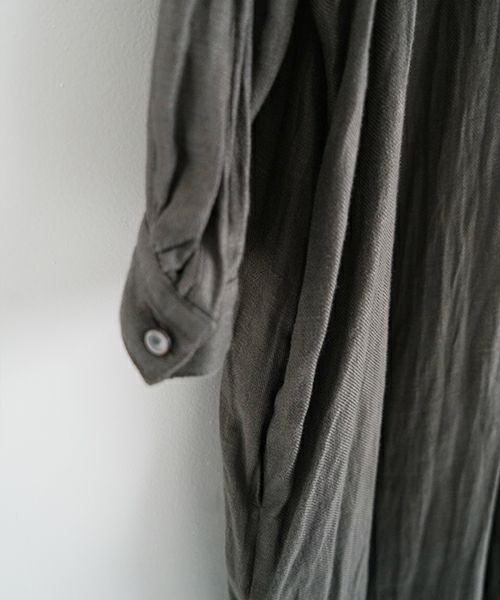 suzuki takayuki スズキタカユキ peasant dress I [A251-22/moss grey]