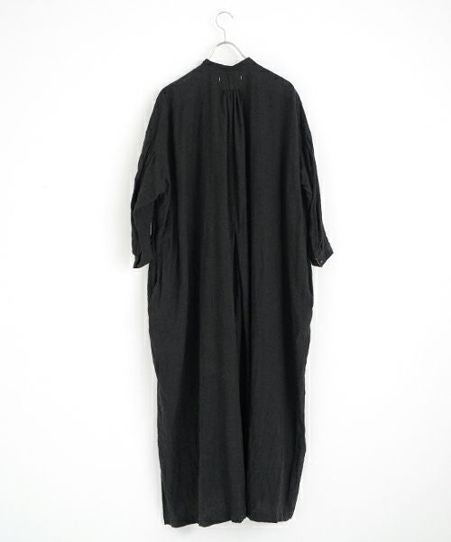 suzuki takayuki スズキタカユキ peasant dress Ⅱ [A251-23/ebony black]
