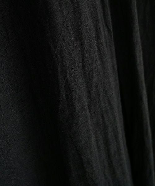suzuki takayuki スズキタカユキ peasant dress Ⅱ [A251-23/ebony black]
