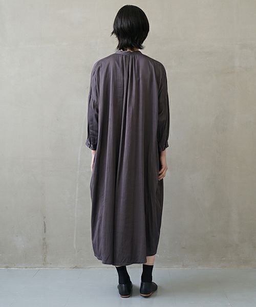 suzuki takayuki スズキタカユキ slip-on dress [T001-04/goose grey]