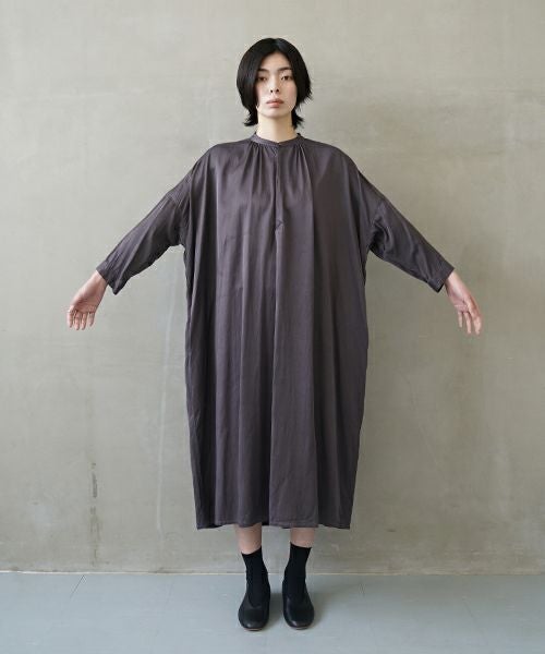 suzuki takayuki スズキタカユキ slip-on dress [T001-04/goose grey]