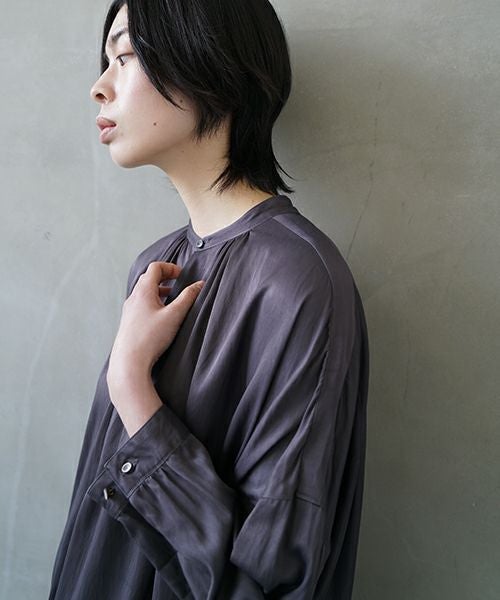 suzuki takayuki スズキタカユキ slip-on dress [T001-04/goose grey]