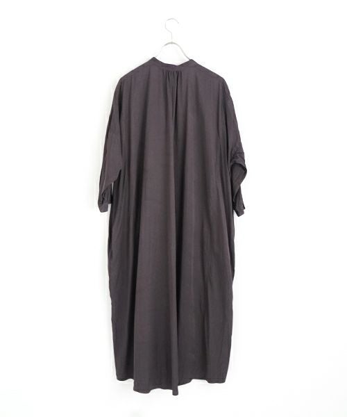 suzuki takayuki スズキタカユキ slip-on dress [T001-04/goose grey]