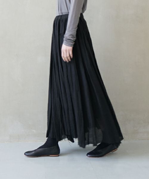 suzuki takayuki スズキタカユキ long skirt [A251-27/black]