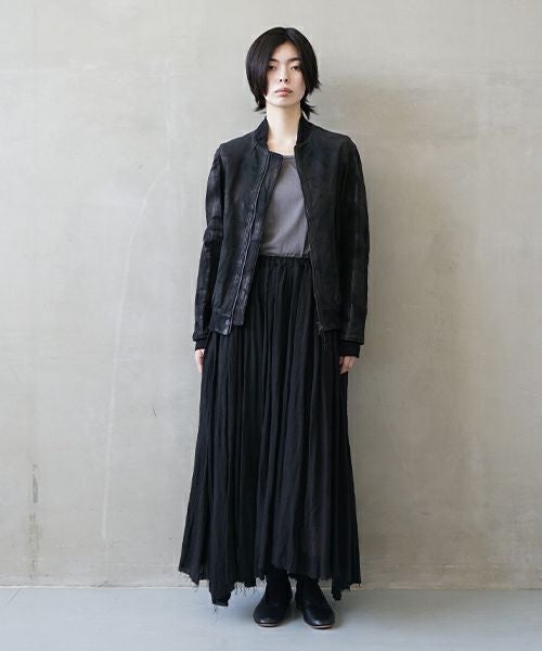 suzuki takayuki スズキタカユキ long skirt [A251-27/black]