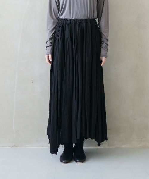 suzuki takayuki スズキタカユキ long skirt [A251-27/black]