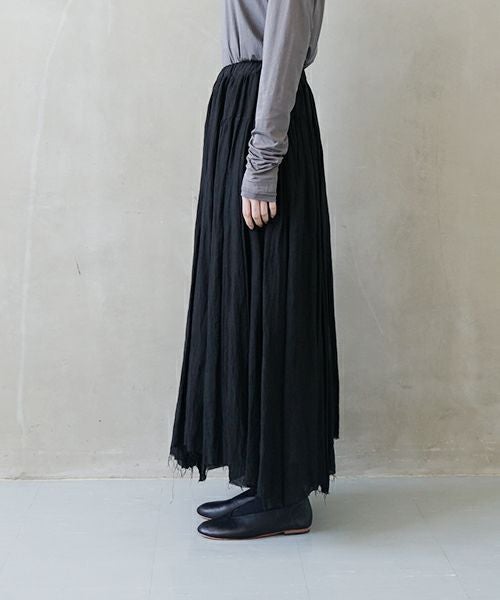 suzuki takayuki スズキタカユキ long skirt [A251-27/black]