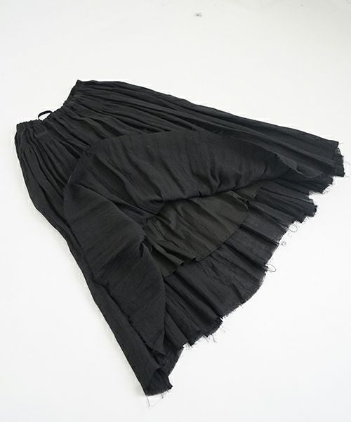 suzuki takayuki スズキタカユキ long skirt [A251-27/black]