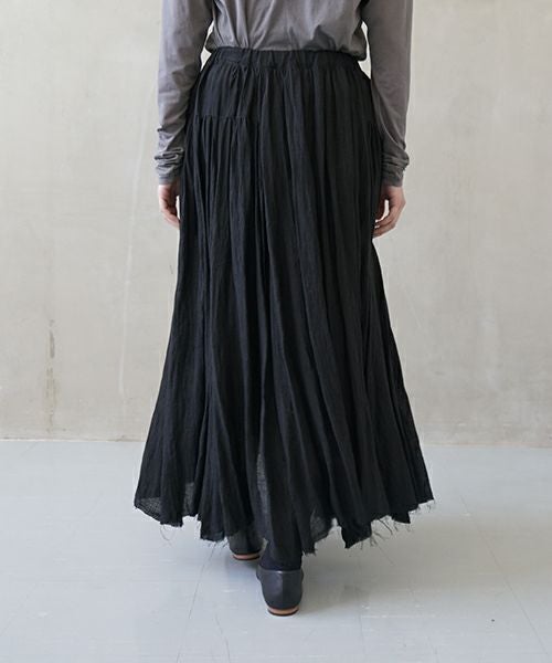 suzuki takayuki スズキタカユキ long skirt [A251-27/black]