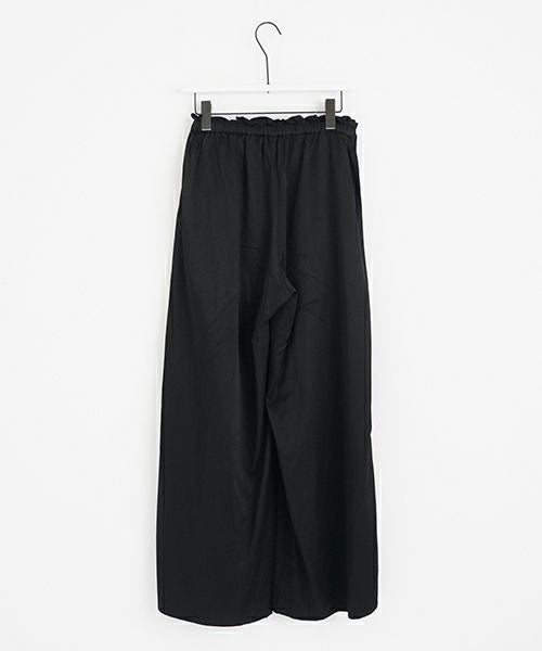suzuki takayuki スズキタカユキ garthered pantsⅠ[T001-17/black]