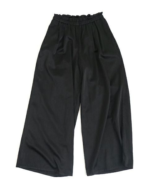 suzuki takayuki スズキタカユキ garthered pantsⅠ[T001-17/black]