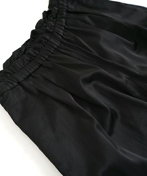 suzuki takayuki スズキタカユキ garthered pantsⅠ[T001-17/black]