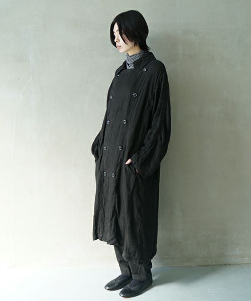 suzuki takayuki スズキタカユキ over coat[A252-09/lampblack]