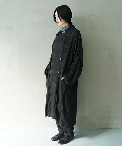 suzuki takayuki スズキタカユキ over coat[A252-09/lampblack]