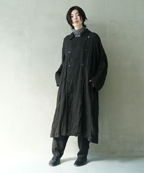 suzuki takayuki スズキタカユキ over coat[A252-09/lampblack]