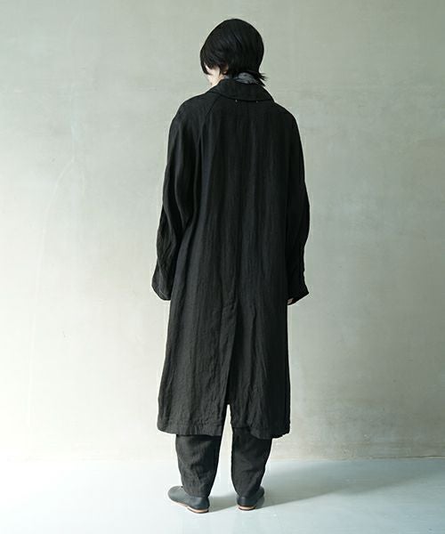suzuki takayuki スズキタカユキ over coat[A252-09/lampblack]