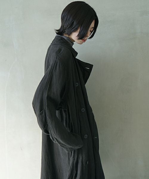 suzuki takayuki スズキタカユキ over coat[A252-09/lampblack]