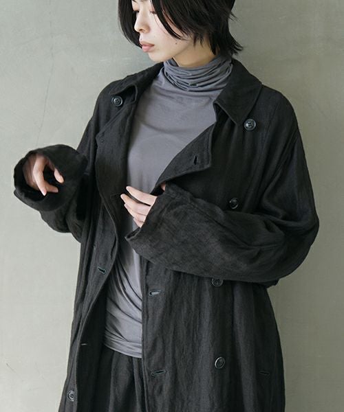 suzuki takayuki スズキタカユキ over coat[A252-09/lampblack]