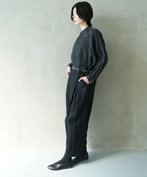 suzuki takayuki スズキタカユキ wide legged pantsⅠ[A252-11/black]