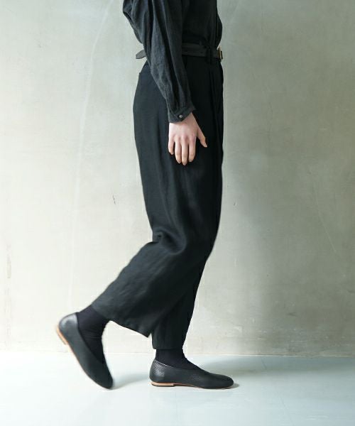 suzuki takayuki スズキタカユキ wide legged pantsⅠ[A252-11/black]
