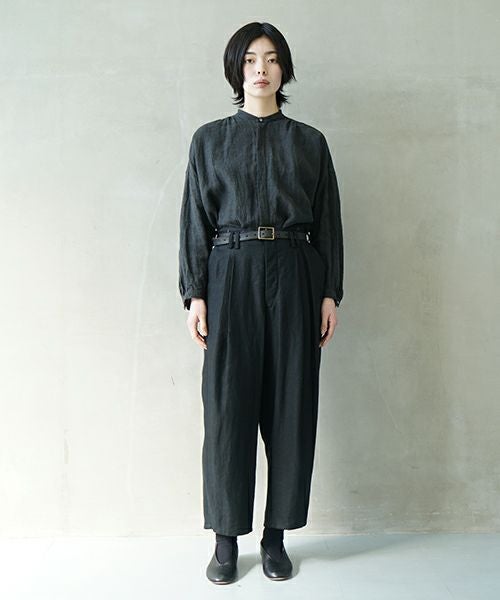 suzuki takayuki スズキタカユキ wide legged pantsⅠ[A252-11/black]