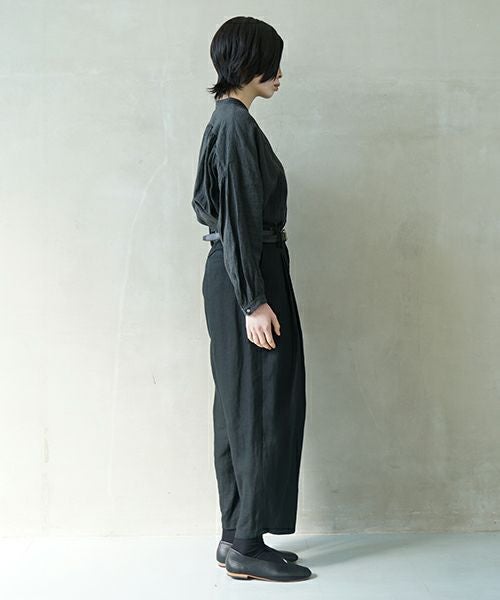 suzuki takayuki スズキタカユキ wide legged pantsⅠ[A252-11/black]